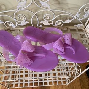 Purple Ferragamo Sandals